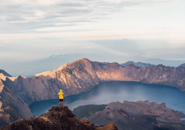 Kaldera gunung Rinjani