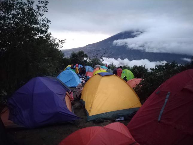 Sunrise camp gunung Sindoro